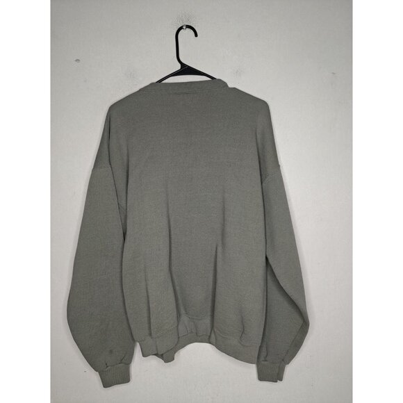 Michigan Wolverines Vintage Crewneck Graphic Sweatshirt Size Large Grey Spellout - Picture 3 of 11